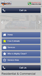 Mobile Screenshot of mightycleancarpetcare.com